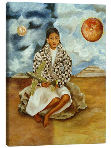 Obraz na płótnie Portrait of Lucha Maria, a Girl from Tehuacán, 1942