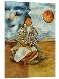 Hartschaumbild Lucha María, Mädchen aus Tehuacán, 1942