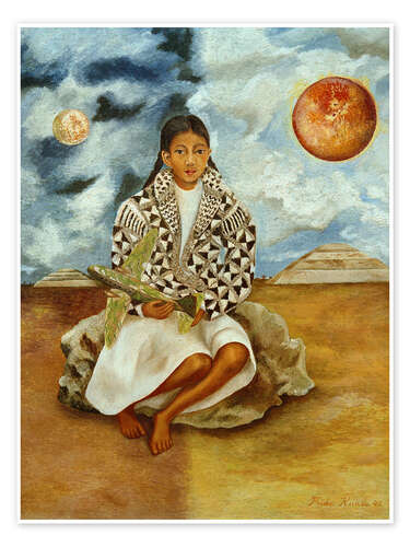 Plakat Portrait of Lucha Maria, a Girl from Tehuacán, 1942