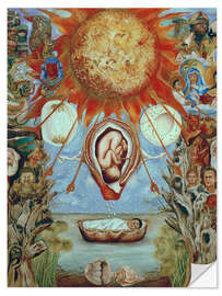 Selvklæbende plakat Moses or The Core of Creation, 1945 II