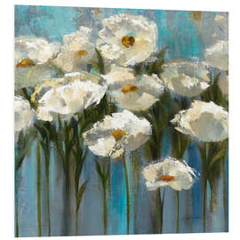 Hartschaumbild Anemonen am See