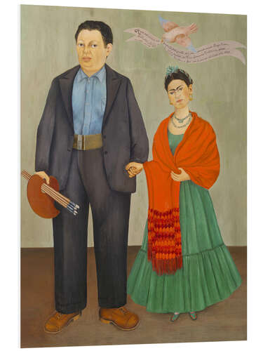 Bilde på skumplate Frieda and Diego Rivera, 1931
