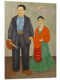 Obraz na PCV Frieda and Diego Rivera, 1931