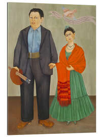 Gallery print Frieda and Diego Rivera, 1931 - Frida Kahlo