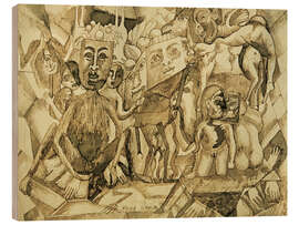 Wood print Karma, 1946 - Frida Kahlo