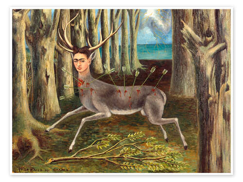 Poster The Wounded Deer, 1946