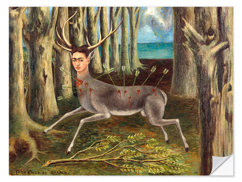 Wandsticker El venado herido (Der verletzte Hirsch), 1946