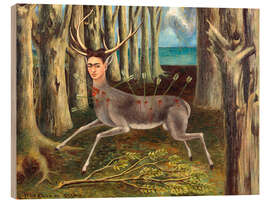 Holzbild El venado herido (Der verletzte Hirsch), 1946