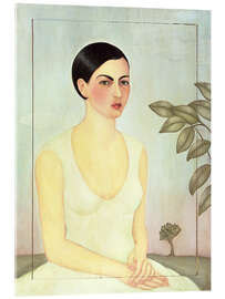 Akrylbilde Dama de Blanco (White Lady), 1928