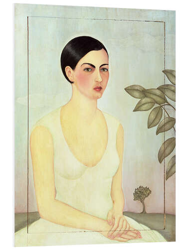 Foam board print Dama de Blanco (White Lady), 1928