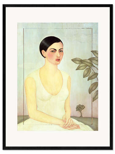 Framed art print Dama de Blanco (White Lady), 1928