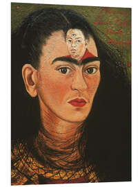 Foam board print Diego and I, 1949 - Frida Kahlo