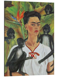 Magnettafel Selbstporträt mit Affen, 1943