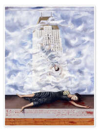 Wall print The Suicide of Dorothy Hale, 1939 - Frida Kahlo