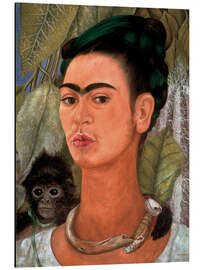 Magnettafel Selbstporträt mit Affe, 1938