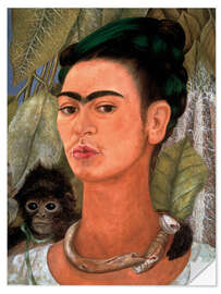 Sisustustarra Self-portrait with Monkey, 1938