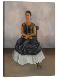 Canvas-taulu Itzcuintli Dog with Me (Self-Portrait), 1938