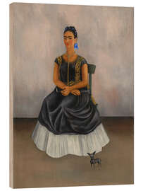 Quadro de madeira Itzcuintli Dog with Me (Self-Portrait), 1938