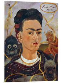 Acrylic print Self-Portrait with Small Monkey, 1945 II