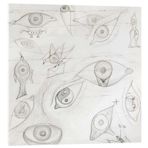 Akrylbillede Dibujo de Ojos, 1935