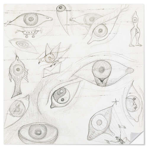 Adesivo murale Dibujo de Ojos, 1935