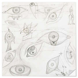 Muursticker Dibujo de Ojos, 1935