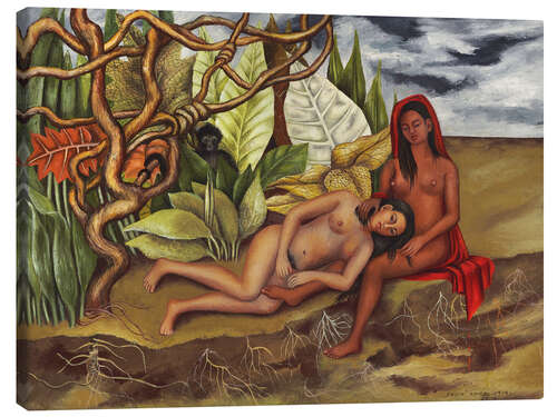 Canvas-taulu The Land Itself or Two Naked in the Jungle, 1939