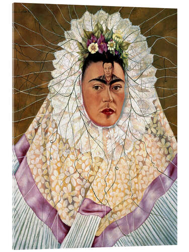 Obraz na szkle akrylowym Self-portrait as Tehuana or Diego in my thoughts, 1943
