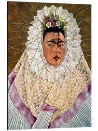 Alubild Selbstporträt als Tehuana oder Diego in meinen Gedanken