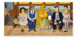 Wall print The Bus, 1929 - Frida Kahlo