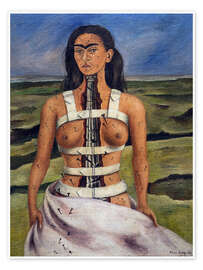 Wall print The Broken Pillar, 1944 - Frida Kahlo