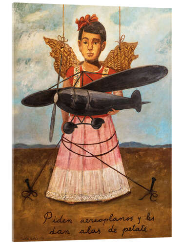 Tableau en verre acrylique They Ask for Airplanes and Are Given Wings of Matte, 1938