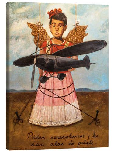 Lerretsbilde They Ask for Airplanes and Are Given Wings of Matte, 1938