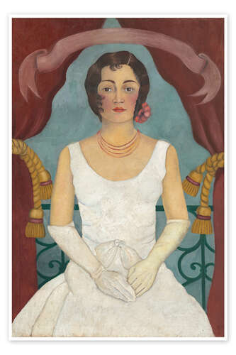 Poster Portrait of a Lady in White, 1929