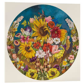 Akrylbilde The Flower Basket, 1941 - Frida Kahlo