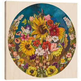 Trätavla The Flower Basket, 1941