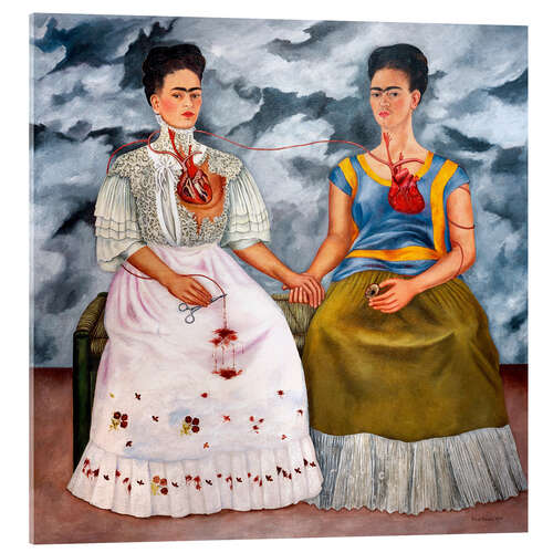 Quadro em acrílico The Two Fridas, 1939