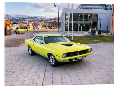 Akrylbilde 1970 Plymouth Cuda Hardtop Coupé I