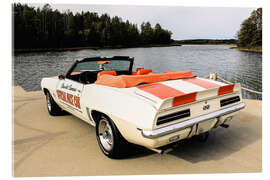 Akrylbilde 1969 Chevrolet Camaro Z11 Pace Car Convertible II - American Cars 1920 - 2020
