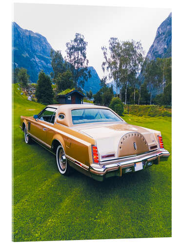Acrylic print 1978 Lincoln Continental Mark V Diamond Jubilee Edition II