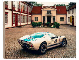 Tableau en bois 1968 Ford GT 40 MK1 Replika Coupé II