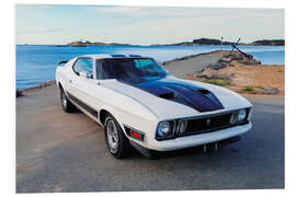 Hartschaumbild 1973 Ford Mustang Mach1 Fastback Coupé I
