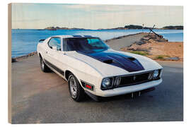 Holzbild 1973 Ford Mustang Mach1 Fastback Coupé I