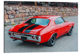 Aluminium print 1972 Chevrolet Chevelle 454 SS Hardtop Coupé II