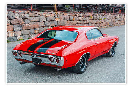 Póster 1972 Chevrolet Chevelle 454 SS Hardtop Coupé II