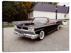 Obraz na płótnie 1959 Ford Galaxie Skyliner Convertible I - American Cars 1920 - 2020