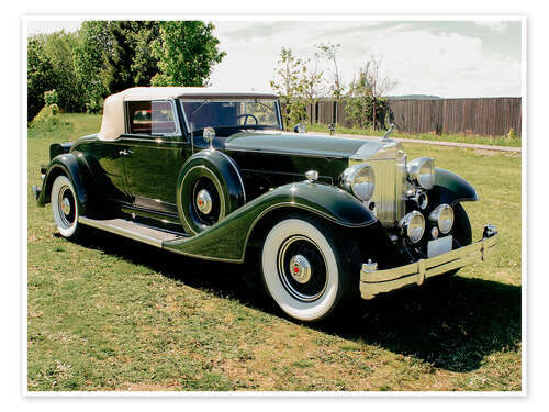 Poster 1933 Packard 1004 Super Eight Convertible I