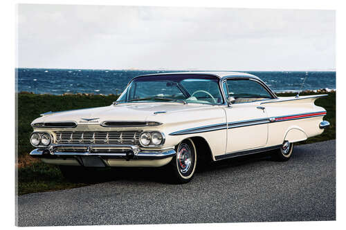 Quadro em acrílico 1959 Chevrolet Impala Hardtop Coupé I