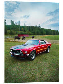Acrylic print 1969 Ford Mustang Mach1 Coupé I - American Cars 1920 - 2020