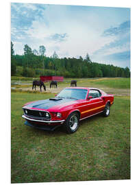 Hartschaumbild 1969 Ford Mustang Mach1 Coupé I